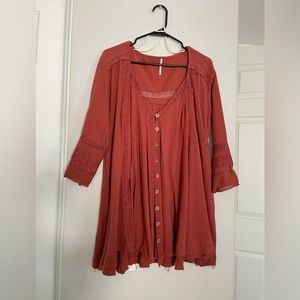 Free people dress / swim cover / top